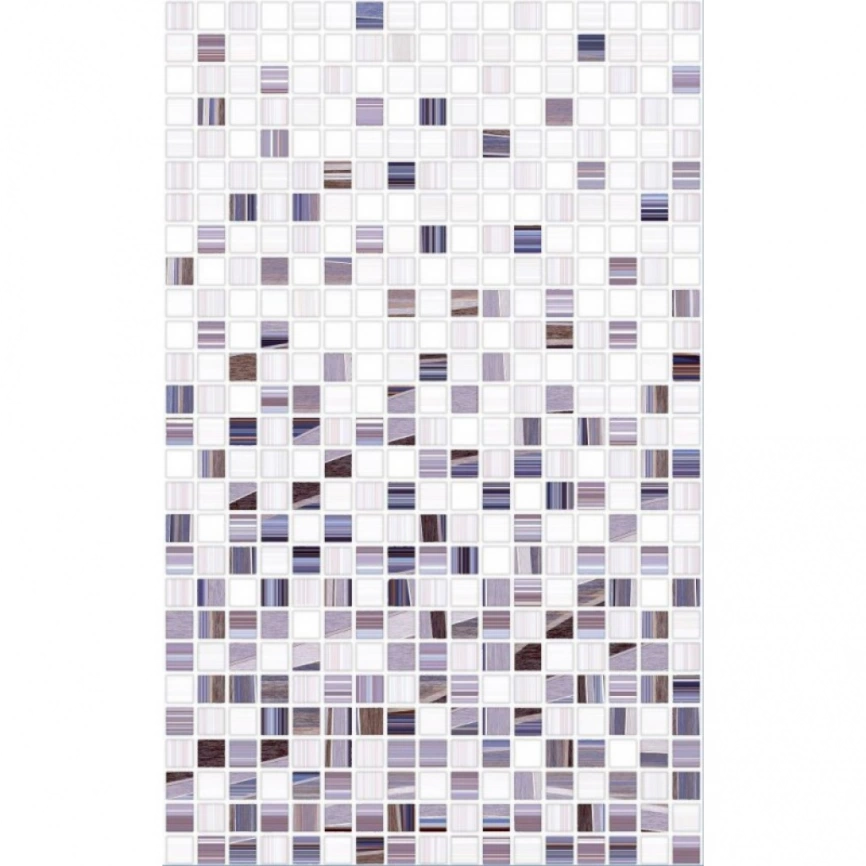 Настенная плитка 25x40 Piezarosa Мозаика Нео 122881 фиолетовая