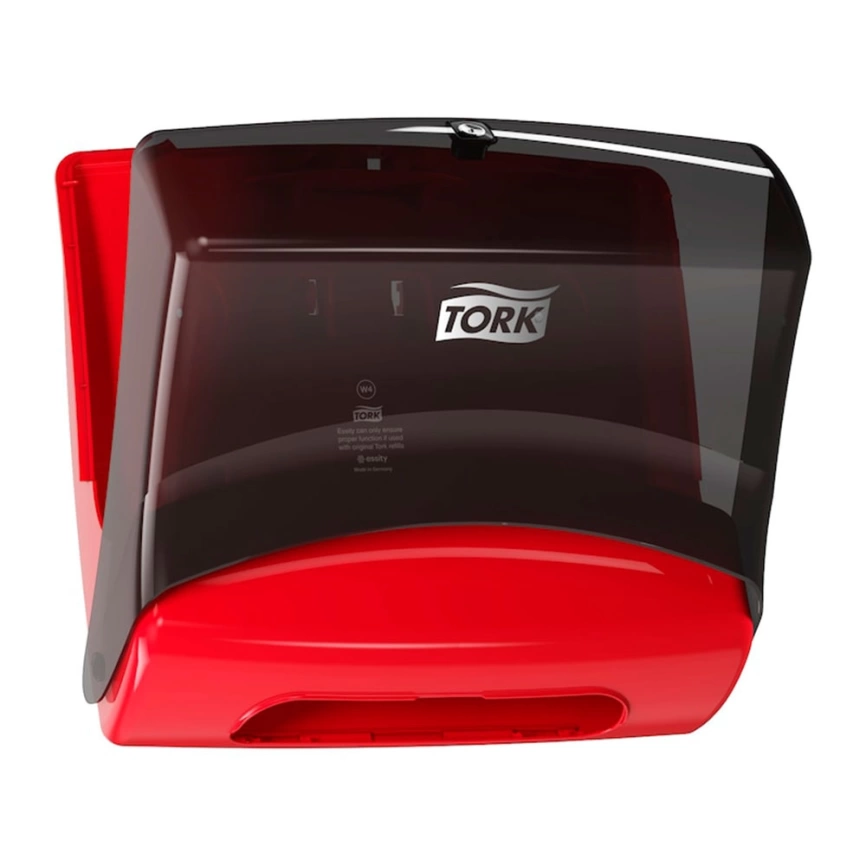 Диспенсер для протирочных материалов Tork Performance 654008, черно-красный - фото 2