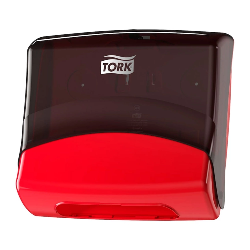 Диспенсер для протирочных материалов Tork Performance 654008, черно-красный