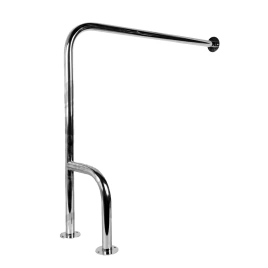 Поручень напольно-настенный для МГН Олимп 700x800 левый