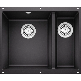 Мойка кухонная Blanco Rotan 340/160-U 523077 антрацит
