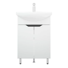 Тумба с раковиной напольная Cetus Грейп 60 белая