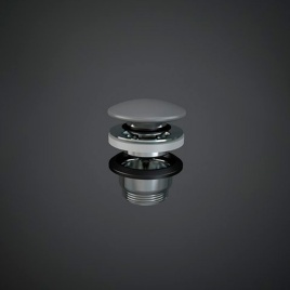 Донный клапан для умывальника Rak Duo DUO000503A серый