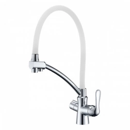 Смеситель для кухни Lemark Comfort LM3070C-White