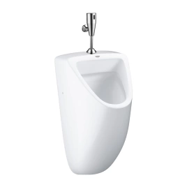 Писсуар настенный Grohe Bau Ceramic 39439000 с сенсорным краном и сифоном