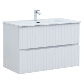 Тумба с раковиной подвесная Aquanet Джейн 90 белая