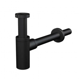 Сифон для раковины металлический Alcaplast A400 Black