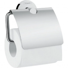Держатель для туалетной бумаги Hansgrohe Logis Universal 41723000 с крышкой