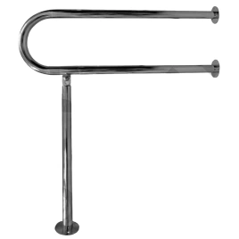 Поручень напольно-настенный для МГН Олимп 700x800 не откидной