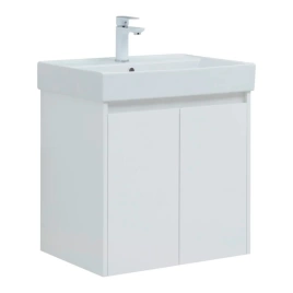 Тумба с раковиной подвесная Aquanet Nova Lite 60 белая