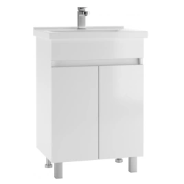 Тумба с раковиной напольная Айсберг Норма 60