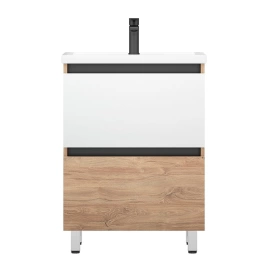 Тумба с раковиной напольная Cetus Галатея 60 Z2 Дуб крафт