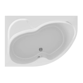 Ванна акриловая асимметричная Marka One Aura 150x105 L с каркасом