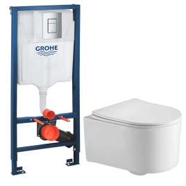 Инсталляция Grohe с подвесным унитазом GM-0204