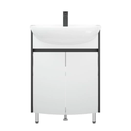 Тумба с раковиной напольная Cetus Элара 60 белая