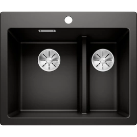 Мойка кухонная Blanco Pleon 6 Split 525955 черная