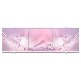 Экран под ванну раздвижной Cetus Pro 1,48 розовый