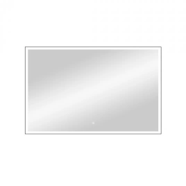Зеркало навесное Continent Frame Black Led 1200x700 c подсветкой