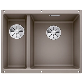 Мойка кухонная Blanco Subline 340/160-U RH 523565 серый беж