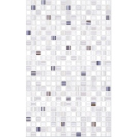 Керамическая плитка настенная 25x40 М-Квадрат Мозаика Нео фиолетовая светлая