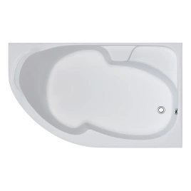 Ванна акриловая 1Marka Diana 170x105 R асимметричная с каркасом