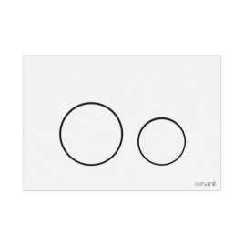 Кнопка смыва для инсталляции Cersanit Twins, белая