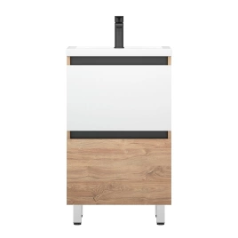 Тумба с раковиной напольная Cetus Галатея 50 Z2 Дуб крафт