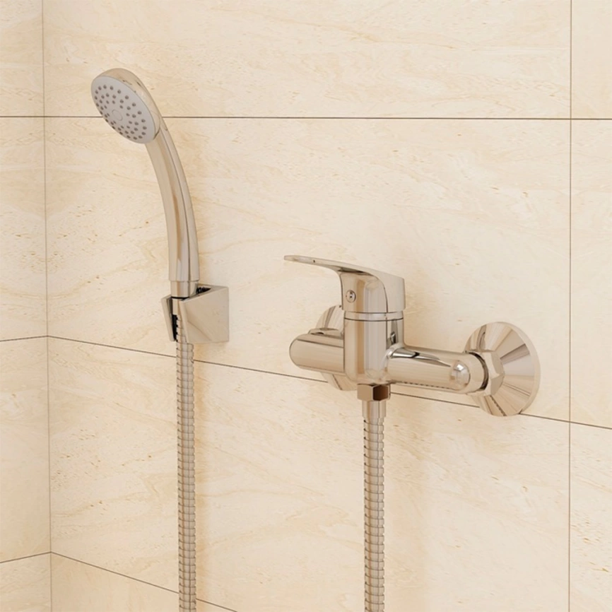 Смеситель для душа Milardo Simp SIMSB00M03, хром - фото 1