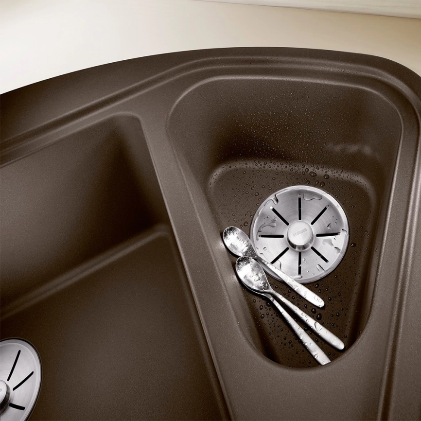 Мойка кухонная Blanco Delta II 523669 кофе - фото 3