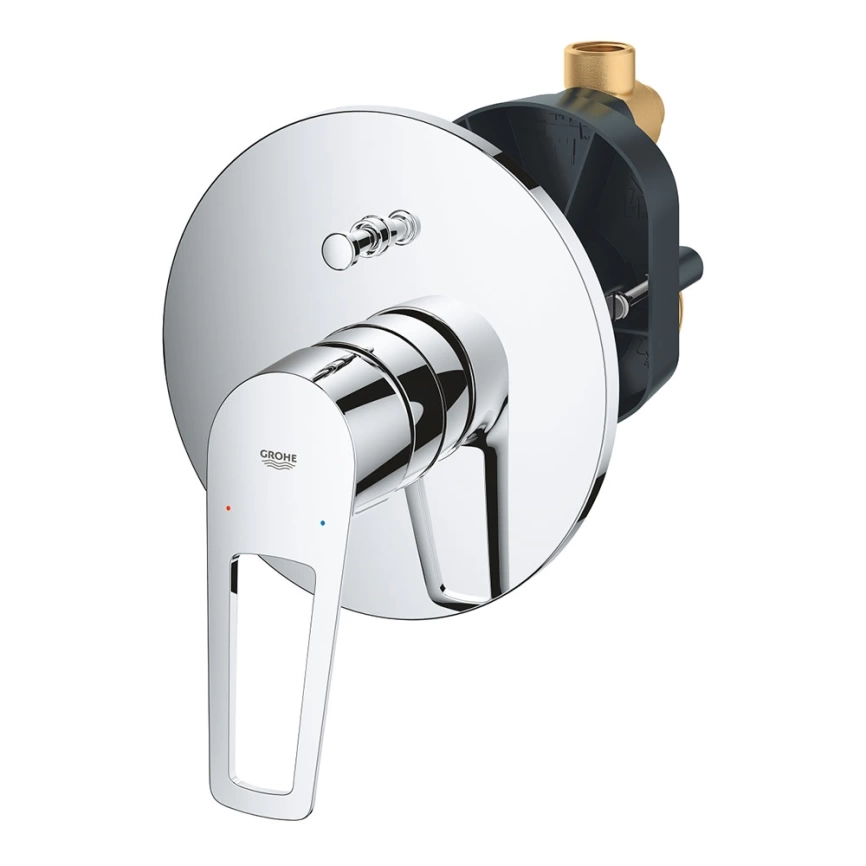 Смеситель для ванны Grohe BauLoop 29081001, встраиваемый - фото 2