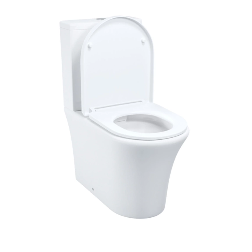 Унитаз компакт Iddis Stone STNRDSEi24 безободковый с сиденьем - фото 1