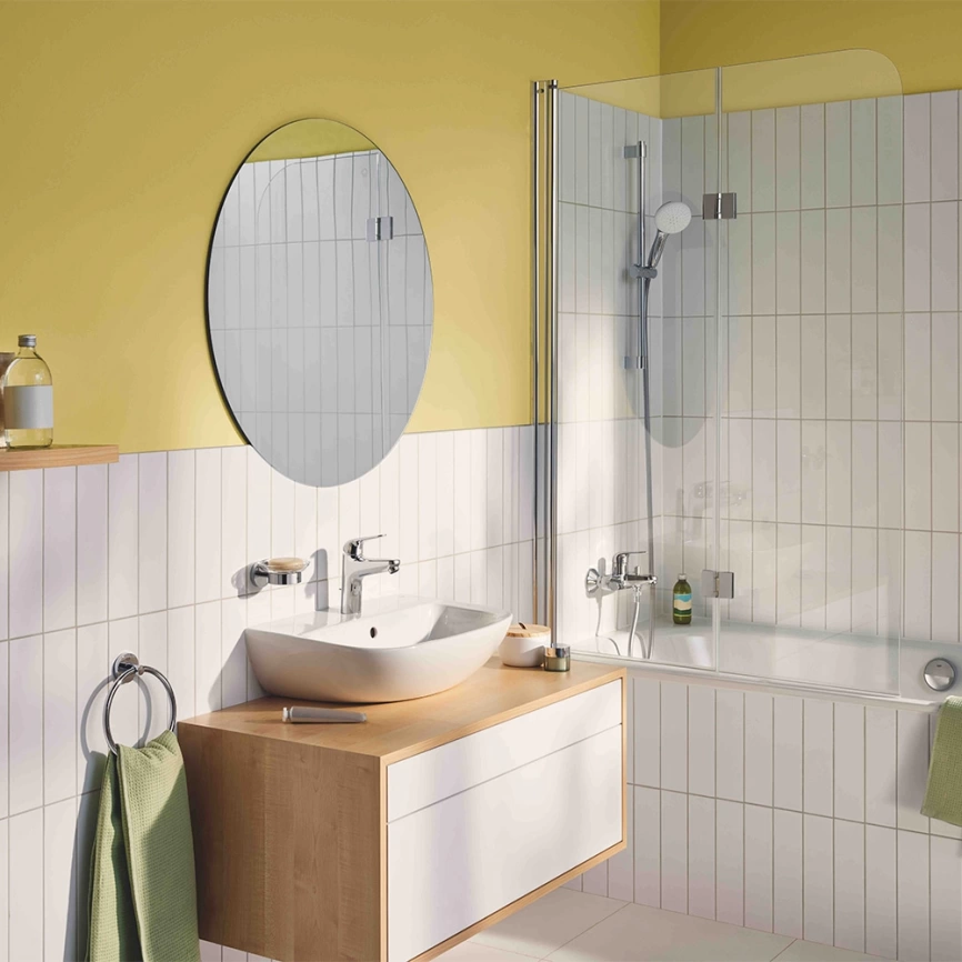 Смеситель для раковины Grohe Euroeco 24265001, хром - фото 5
