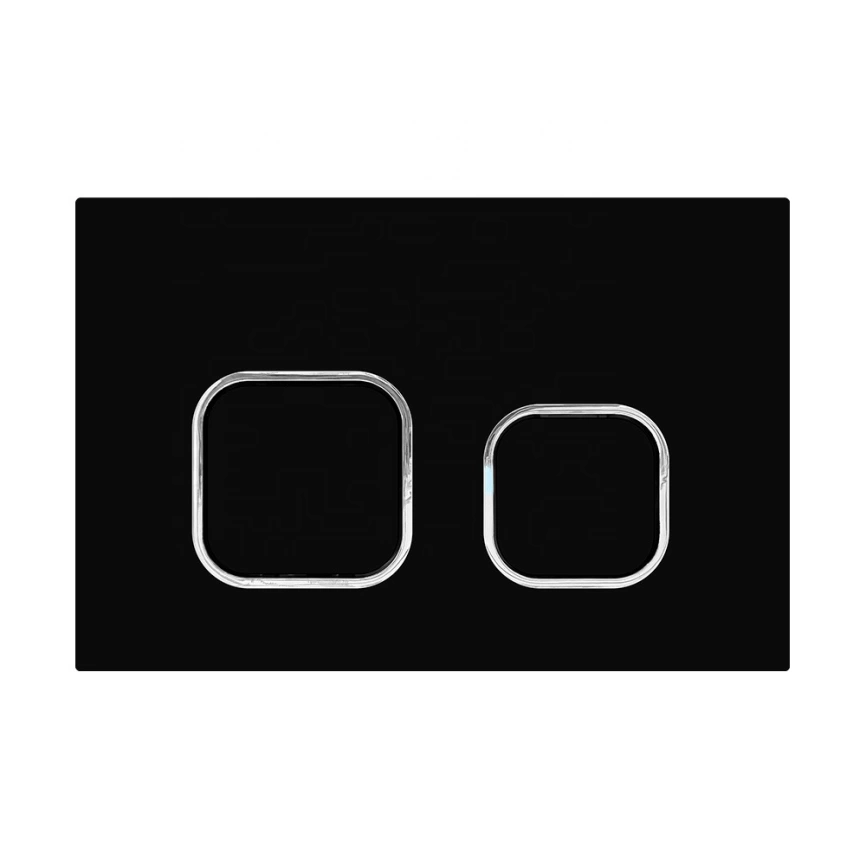 Кнопка смыва для инсталляции Cetus Black 04BLCS черная