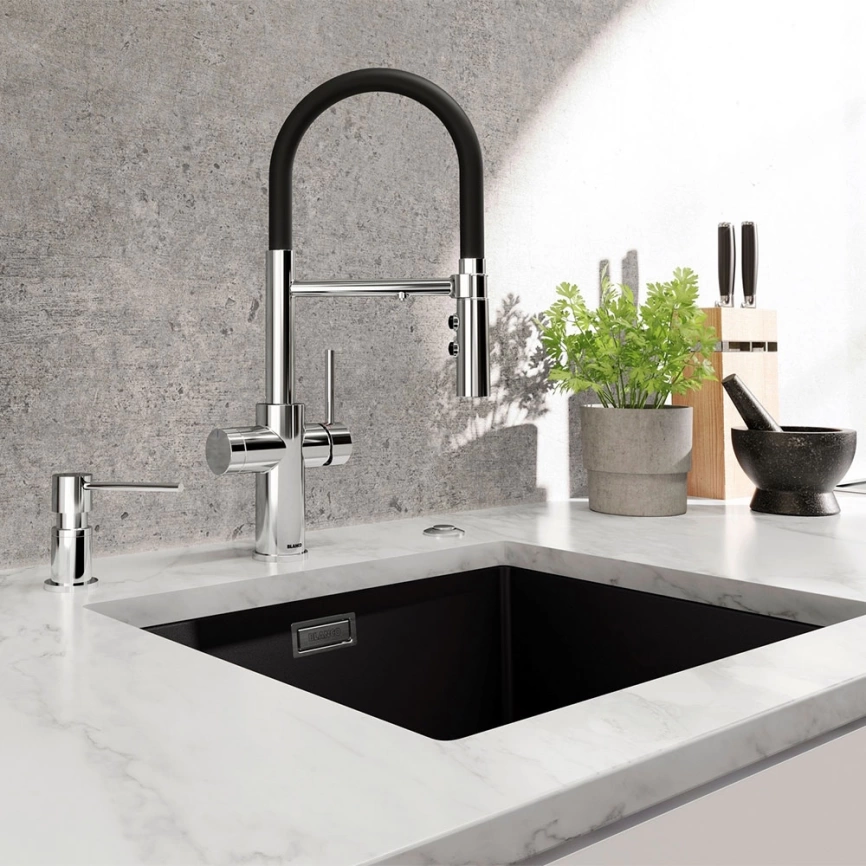 Дозатор для кухонной мойки Blanco Lato 525808 хром - фото 2