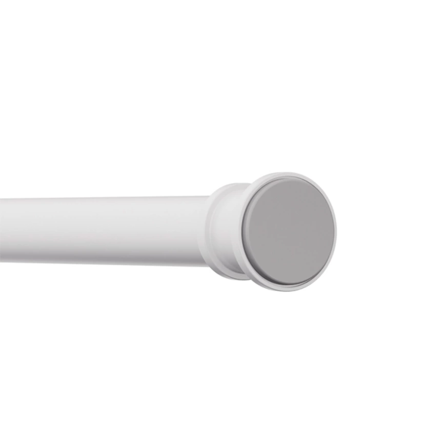 Карниз для штор в ванную Iddis Elegante RSW0120i14 прямой белый - фото 1