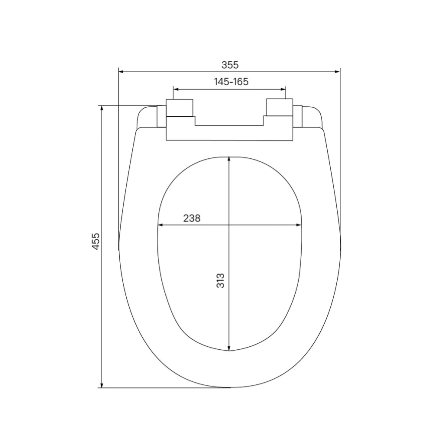 Сиденье для унитаза Iddis Optima Home 004PPS3i31 белое - схема