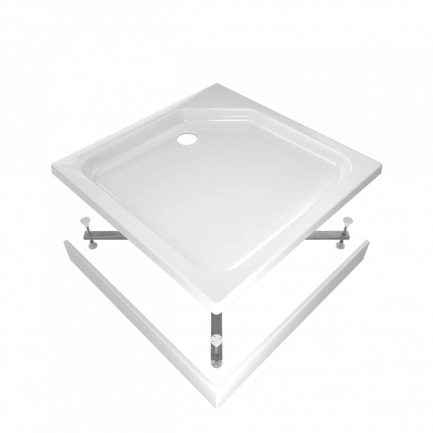 Душевой поддон акриловый Triton 90x90 ПД 1 квадратный белый - фото 2