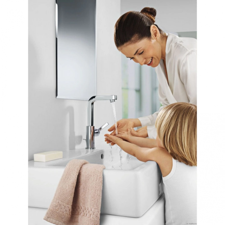 Смеситель для раковины Grohe Lineare 23296000, хром - фото 2