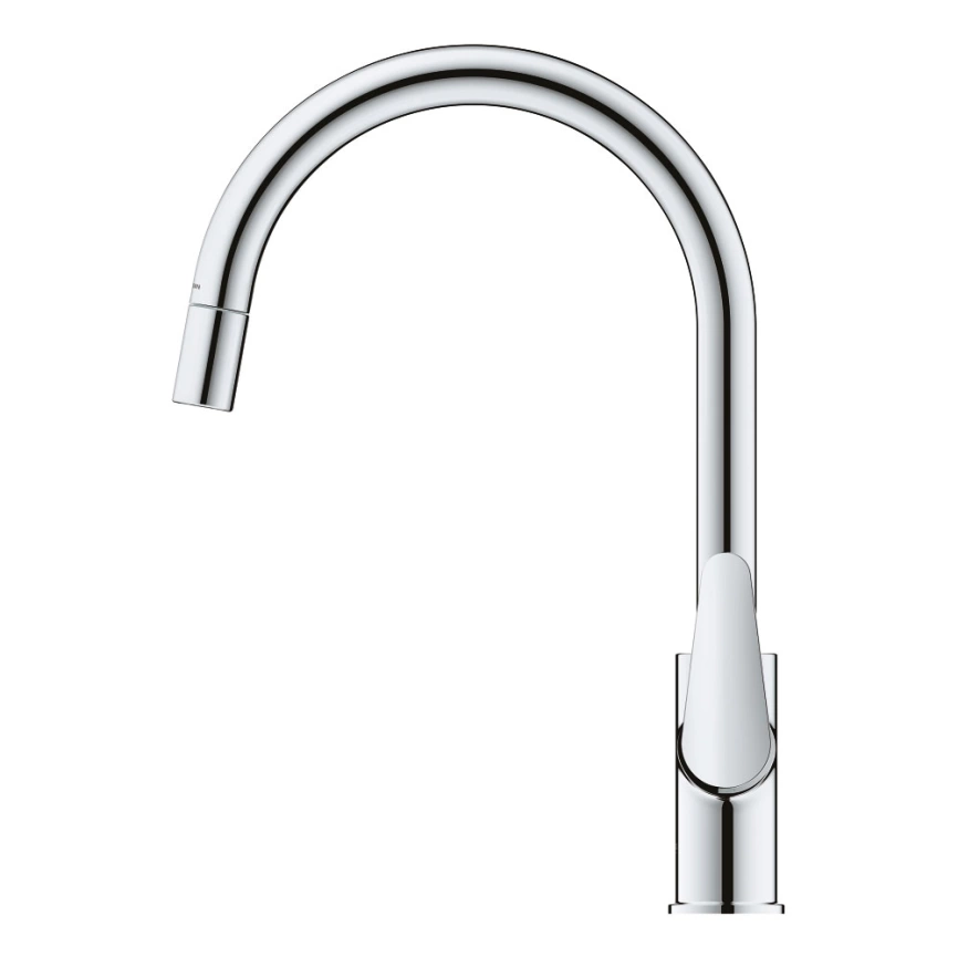 Смеситель для кухни Grohe BauCurve 30547000 с вытяжным изливом, хром - фото 2