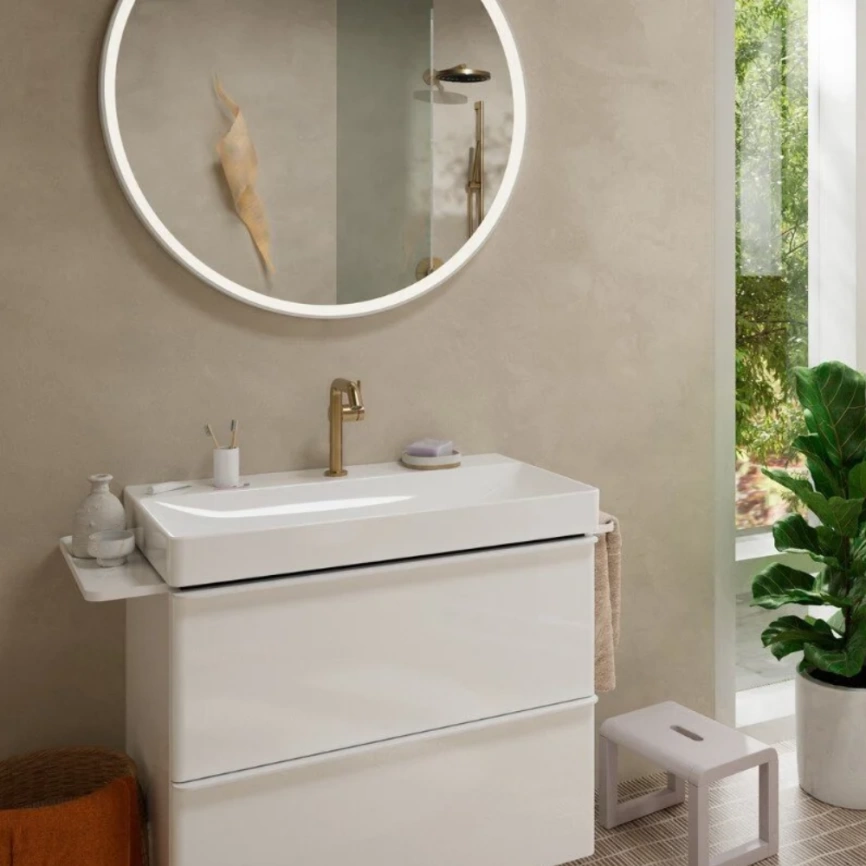 Смеситель для раковины Hansgrohe Tecturis S 73340140, бронза - фото 1