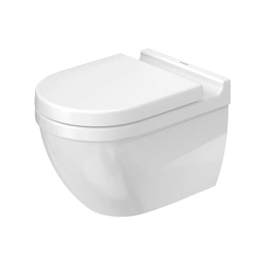 Унитаз подвесной Duravit Starck 3, 45270900A1 безободковый с сиденьем