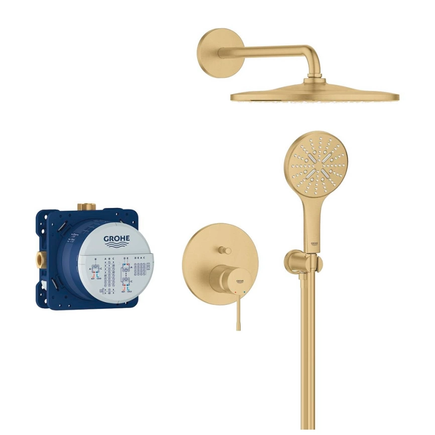 Душевой комплект Grohe Essence 25287GN0 золото - фото 2