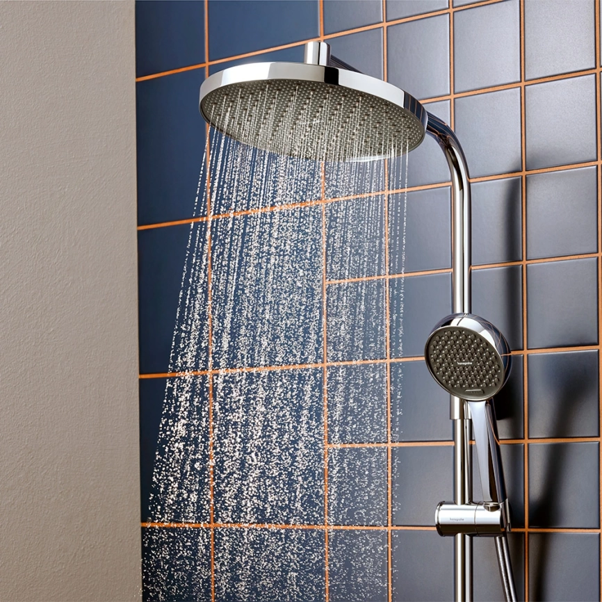 Душевая стойка Hansgrohe Activera S 28871000 с термостатом хром - фото 3
