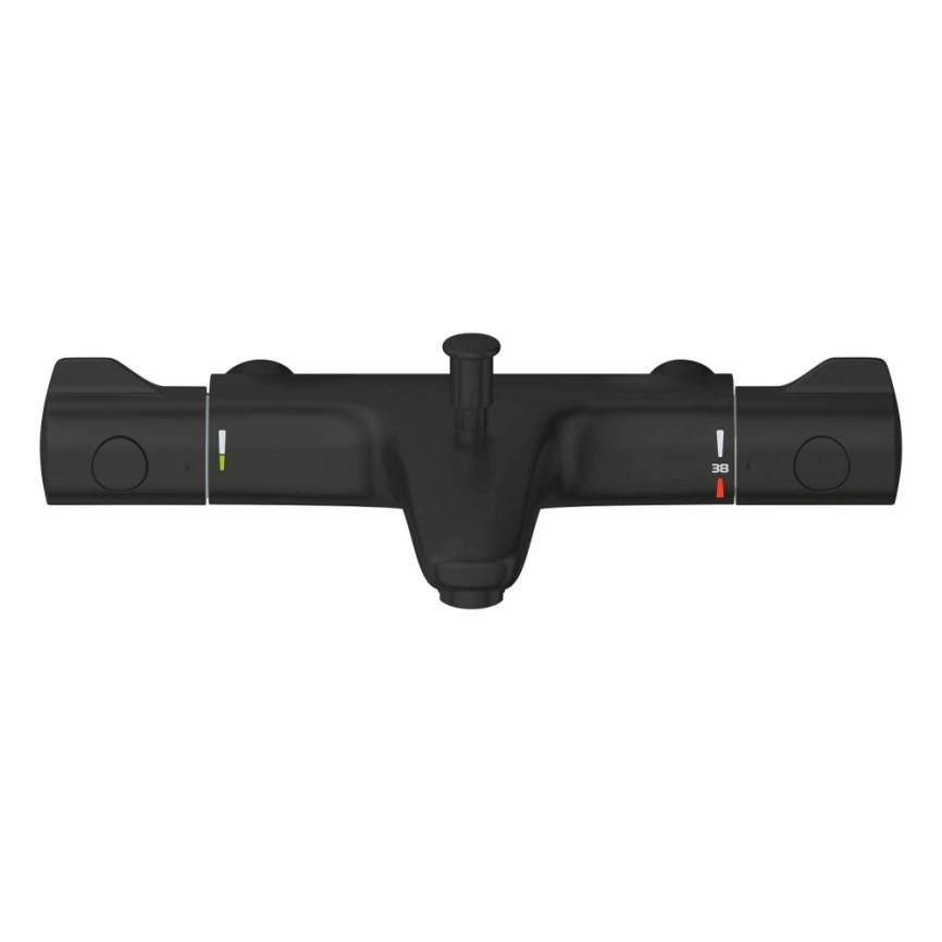 Смеситель для ванны с термостатом Grohe Grohtherm 800, 1022062430 черный - фото 2