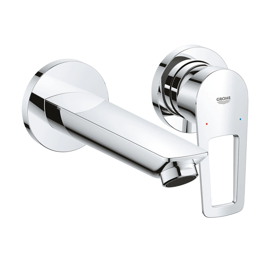 Смеситель для раковины Grohe BauLoop 20289001 настенный, хром