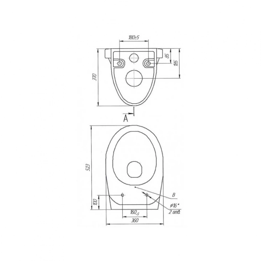 Комплект Cersanit Delfi SET-DEL/Vec/TPL/En-Wh-w подвесной унитаз Delfi + инсталляция Vector + кнопка смыва Enter, белая - схема 1