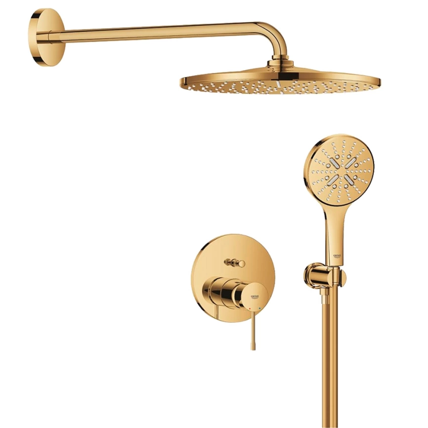 Душевой комплект Grohe Essence 25287GL0 золото