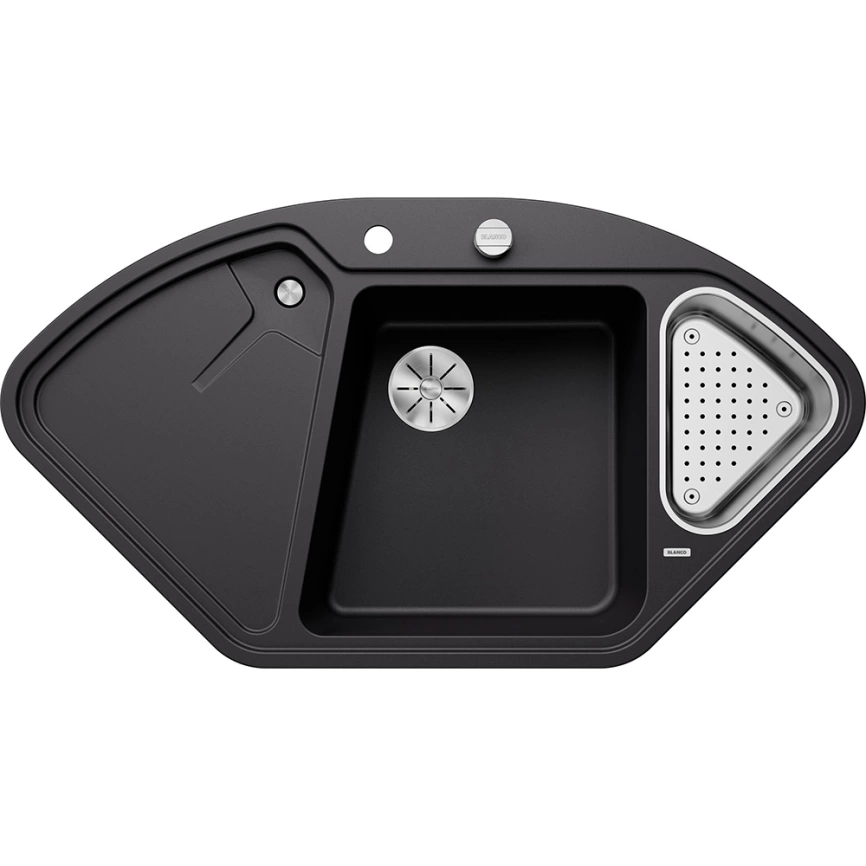 Мойка кухонная Blanco Delta II 525867 черная