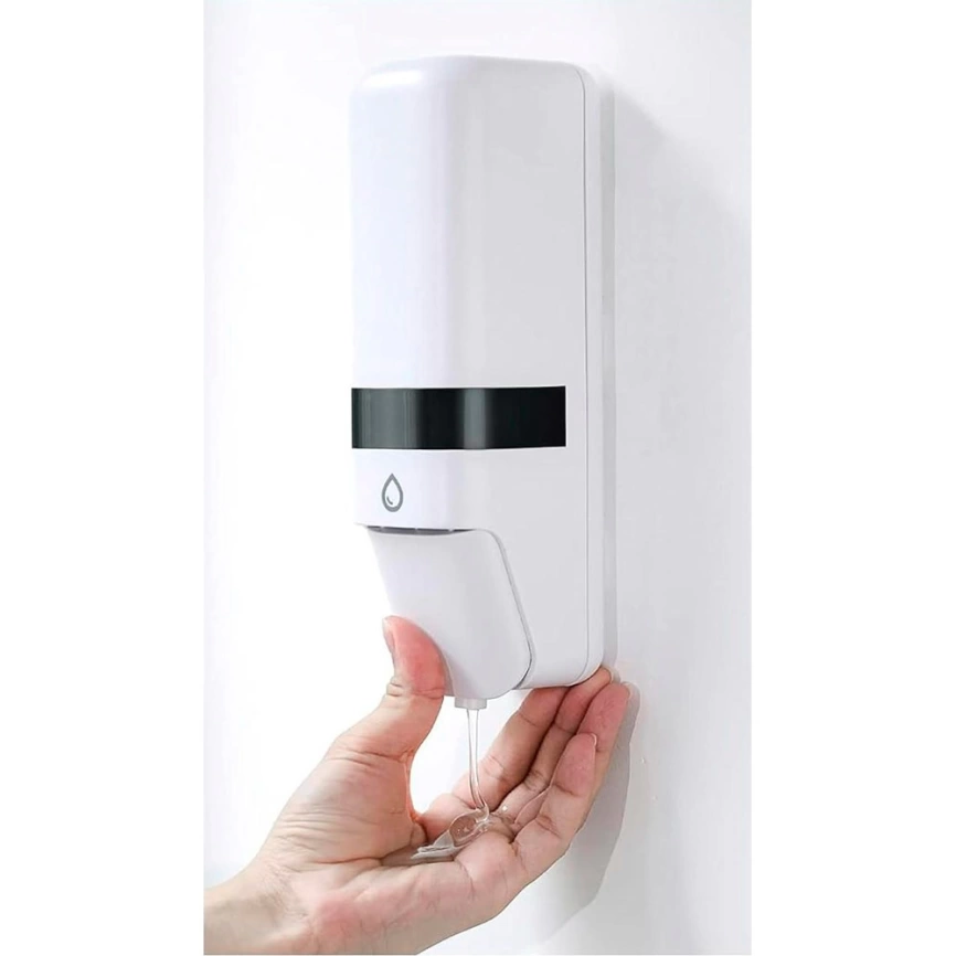 Диспенсер для жидкого мыла Breez Elegance S-8181, белый - фото 4