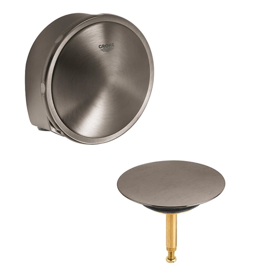 Внешняя часть слива-перелива для ванны Grohe Talentofill 19952AL0 графит - фото 1